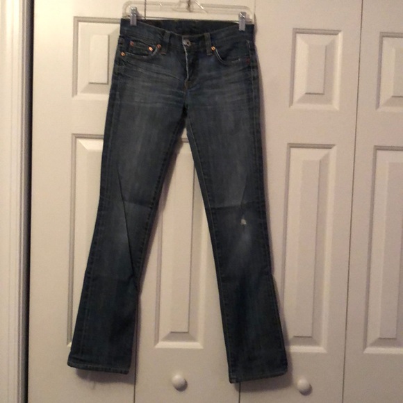 Lucky Brand Sundown straight jean, size 0 / 25 - Picture 2 of 9